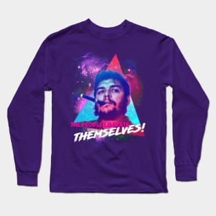 CROW - The People Liberate Themselves! Vaporwave Long Sleeve T-Shirt